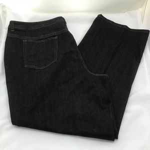 Anne Klein Denim Jeans Blue Stretch Str8 Sz 22 W